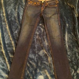 True Religion straight leg jeans. Like-new condition.